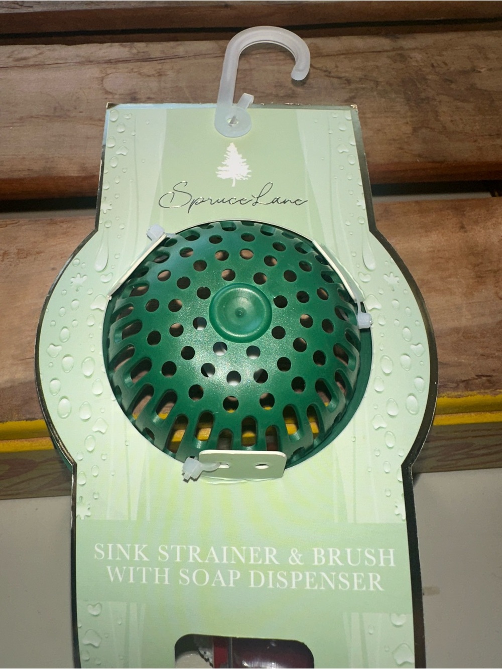 Spruce Lane Strawberry Theme Sink Strainer and Scrub Brush Set - New - Picture 5 of 6